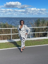 Load image into Gallery viewer, Zebra Chic Paint Suit