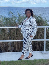 Load image into Gallery viewer, Zebra Chic Paint Suit
